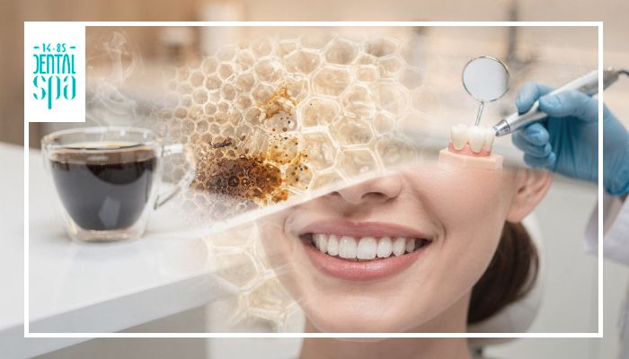 Efecto del cafe en el esmalte