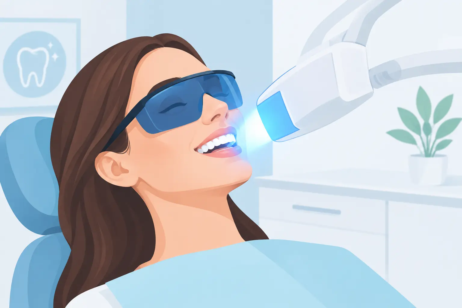 Blanqueamiento dental láser: sonrisa más luminosa