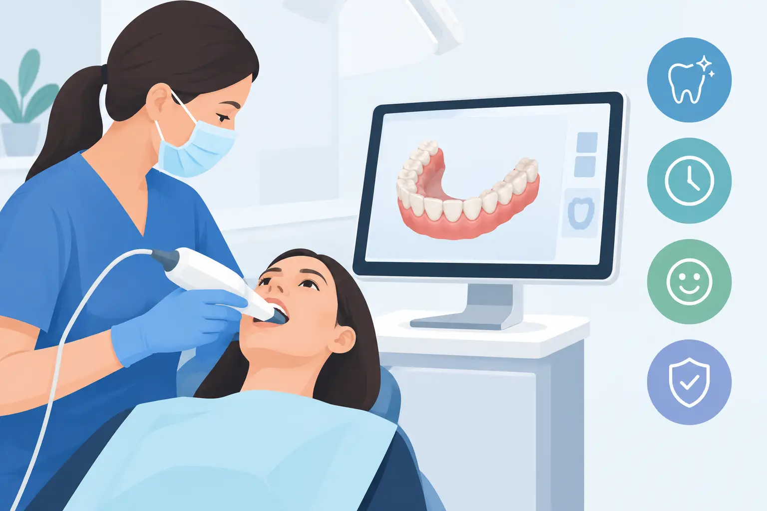 Beneficios del escáner intraoral dental